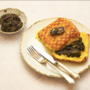 Ghorme Sabzi Tahdig Sandwich